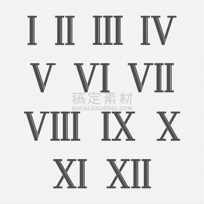 罗马数字,分离着色,数字9,华丽的,传统,数字7,数字6,字母,信函,图像