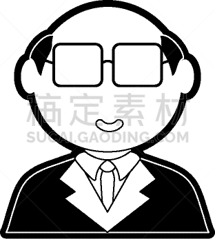 职权,陪审员,男人,矢量,判断