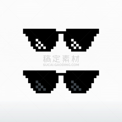 pixel glasses pixel glasses icon logo symbol