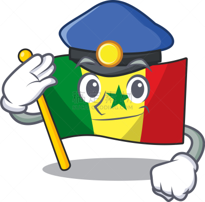 警官,塞内加尔,动画片,可爱的,国内著名景点,风,装扮,行动,吹