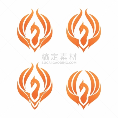 模板,绘画插图,矢量,凤凰,商务,自由,现代,动物,鸟类,品牌名称