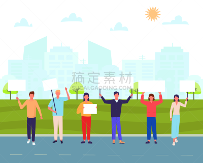 矢量,布告,绘画插图,群众,人,背景聚焦,伦敦城,,公寓