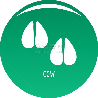 绿色,母牛,计算机图标,分离着色,农业,自然,脚印,肉,图像,踏步