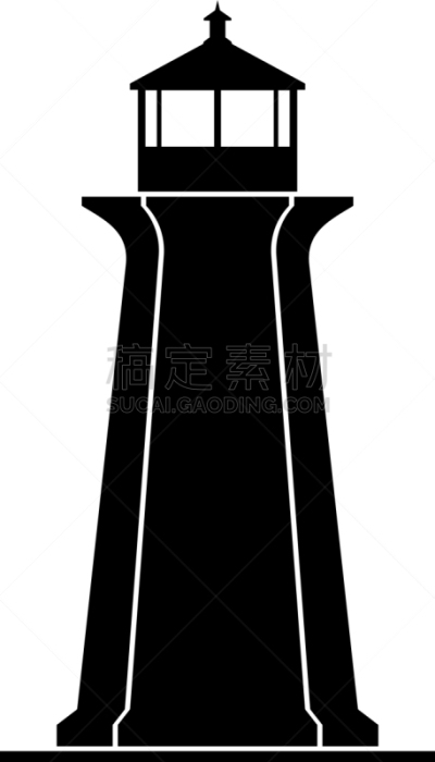 塔,灯塔楼,光,矢量,图像,标志,海洋,船,建造,剪影
