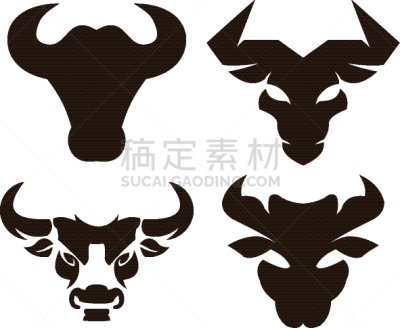 动物,手提式扬声器,分离着色,自然,公牛,野牛,艺术,牛,进攻