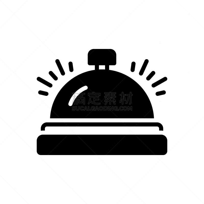 铃,风铃草属,专心,机敏,符号,计算机图标,图像,酒店服务台,提示