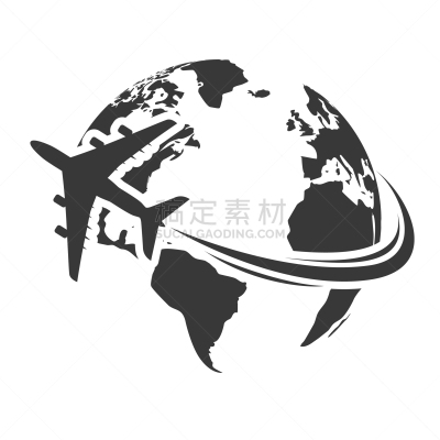 两翼昆虫,符号,飞机,地球,旅途,商务,品牌名称,旅行,休闲,剪影