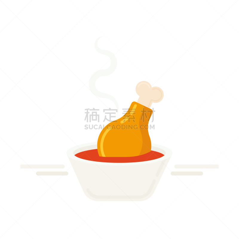 热,鸡腿,格子烤肉,番茄酱,背景分离,香料,酱汁,餐具,有机食品,晚餐