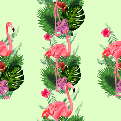 beautiful seamless floral summer pattern
