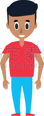 卡通,青年男人,商务,人,经理,男人,概念,肖像,图像,相伴