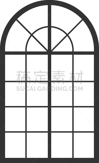 窗户,分离着色,计算机图标,拱门,扁平化设计,华丽的,现代,建筑业,阴影,剪影
