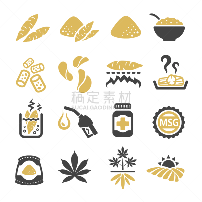 木薯,图标,生物学,农业,健康保健,热,柴油机,碳水化合物,食品,炊具