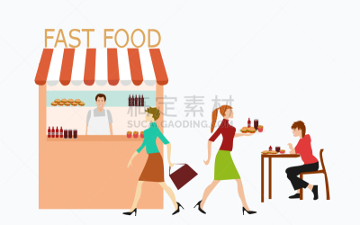 女人,快餐,商店,公亩,商务,食品,可乐,顾客,木制,购物