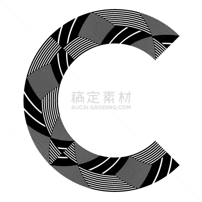 抽象,设计元素,形状,圆形,白色,黑色,式样,条纹,反差,弯曲
