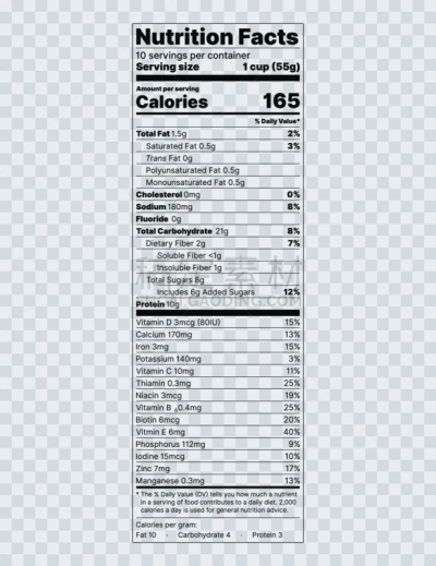 食品,营养成分标签,绘画插图,标签,数据,桌子,矢量,钙,饮料,背景分离