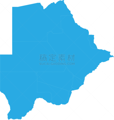 博茨瓦纳,高大的,数码图形,方向,南,轮廓,信息图表,剪影