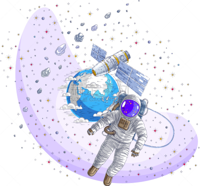 宇航员,太空,风景,俄罗斯宇航员,科学家,男人,椭圆形,直的,飞,联系
