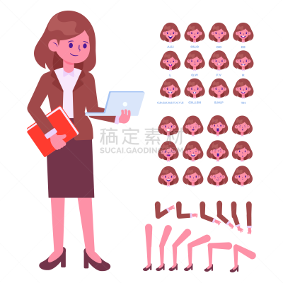 创世纪,多样,人的脸部,女商人,套装,笔记本电脑,嘴唇,可爱的,商务,秘书
