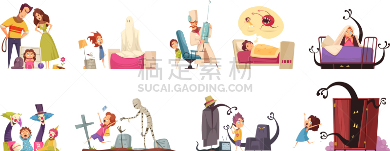 童年,华丽的,暗色,木乃伊化的,家庭,惊骇,恐惧,害怕,布置,思考
