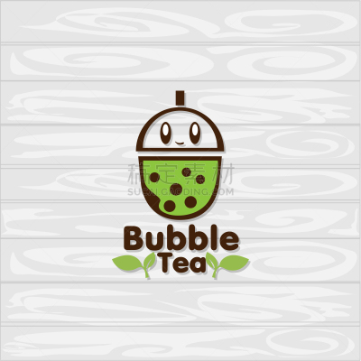 计算机图标,珍珠奶茶,模板,插画,小管,绿色,塑胶,清新,艺术,图像