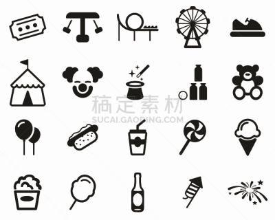 计算机图标,巨大的,舞台,游乐园,黑白图片,苏打,休闲游戏,杯垫,球