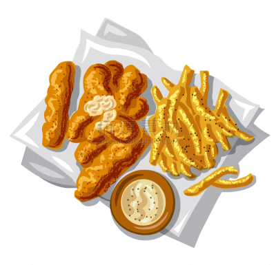 炸鱼条,晚餐,海产,乌克兰,膳食,炸薯条,食品,精制土豆,图像,小吃
