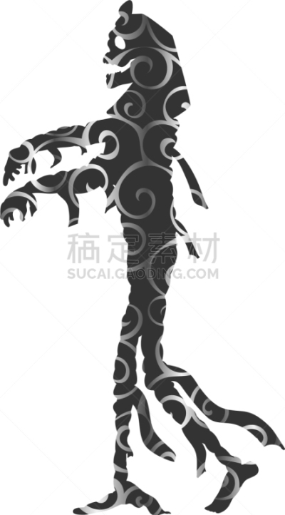 木乃伊化的,式样,Vlad VI,秘密,怪异,魔鬼,法老,剪影