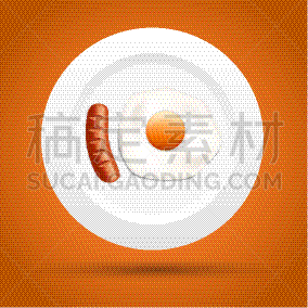 摊鸡蛋,碗,分离着色,华丽的,晚餐,清新,食品,午餐,烹调,设计
