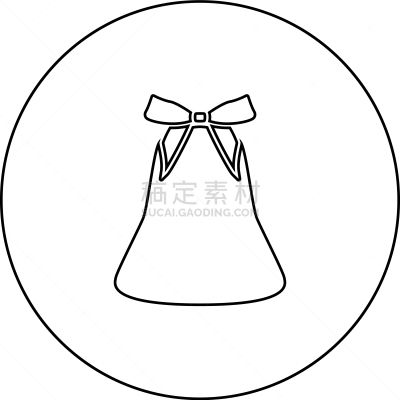 轮廓,圆形,黑色,计算机图标,缎带,蝴蝶结,铃,鼎,华丽的,传统