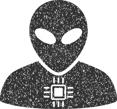 颗粒质感,外星人,电子人,疤,拟人的,生锈的,性格,幻想,科学,图像