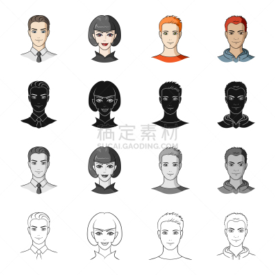 发型,蜘蛛网,计算机图标,发型屋,假发,红色,衬衫,男人,图像,美容院