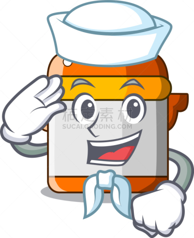 水手,性格,炊具,现代,动画片,海盗,船长,可爱的,热,烹调
