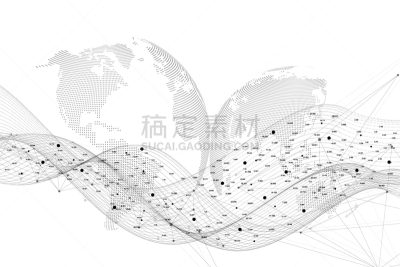 几何形状,分子,插画,背景,深的,健康保健,数据,主机,复杂,生物科技