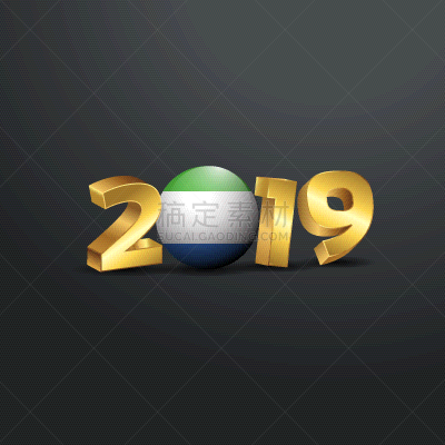 2019,塞拉利昂,字体,金色,分离着色,白色,白昼,请柬,问候