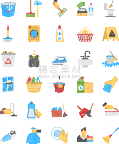女佣,大口袋,回收桶,熨斗,图像,厨房用品商店,洗碗机,洗衣机,干洗店,清洗