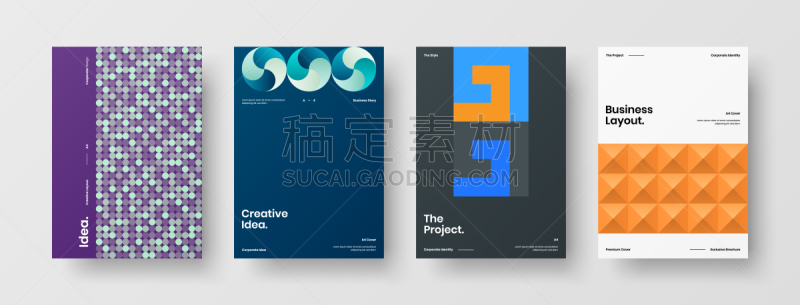 绘画插图,抽象,模板,垂直画幅,小册子,报告,式样,矢量,捆,收集