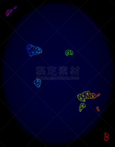 铁丝网,马克萨斯群岛,彩虹,明亮,几何形状,暗色,华丽的,概念