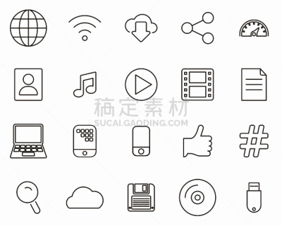 细的,计算机图标,黑白图片,线条,巨大的,光盘,休闲游戏,云景,背景分离,技术