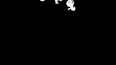 白色墨水滴在水中