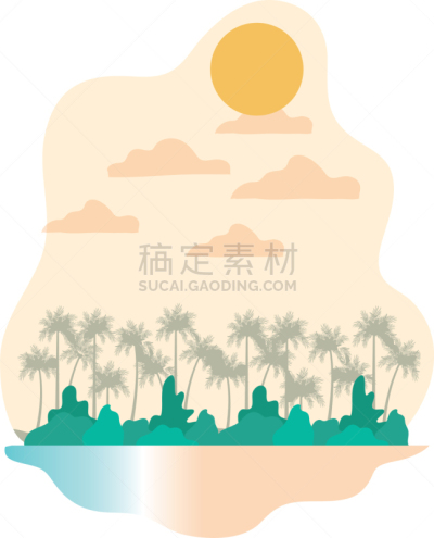 椰子,白色背景,棕榈树,椰子岛,环境,植物群,春天,植物,水果,节日
