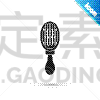 狗,绘画插图,宠物,发刷,矢量,个人随身用品,图标,白色背景,动物毛,黑色