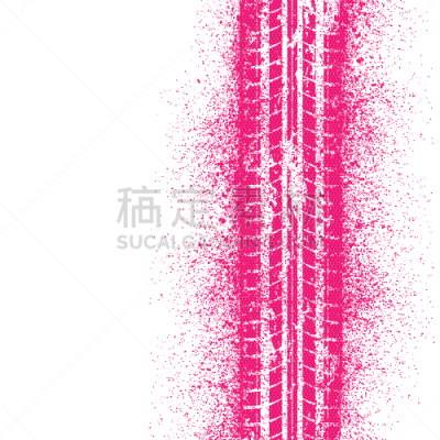粉色,墨水,轮胎印,白色,部分,汽车,图像,矢量,陆地,运输