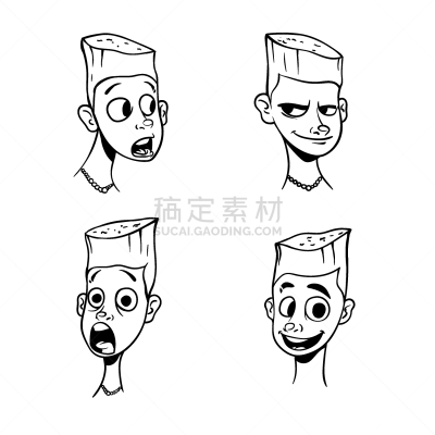 男孩,式样,分离着色,人,男人,多样,剪影,收集,厌恶,笑