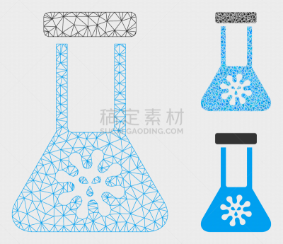 铁丝网,烧瓶,模型,变形虫,一个物体,形状,三角形,化学制品