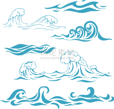 动物手,波浪,艺术品,暴风雨,夏天,木制,绘制,剪影,流动,复古