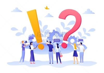 绘画插图,问号,人,概念,it技术支持,矢量,女人,解决,问,站