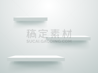 空的,照明设备,模板,住宅内部,背景,绘画插图,白色,干净,书架,架子