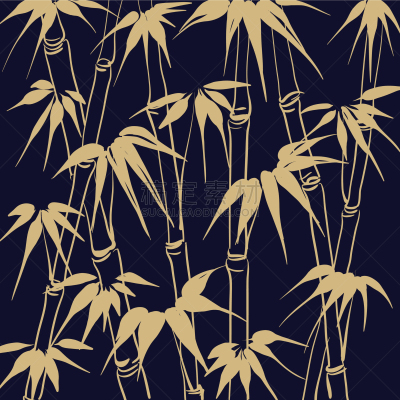 竹,叶子,式样,清新,植物群,枝繁叶茂,植物,木制,日本,生长