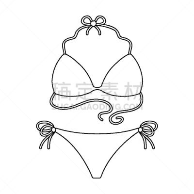 女人,夏天,图标,蓝色,一个人,分离着色,高雅,放松,休闲