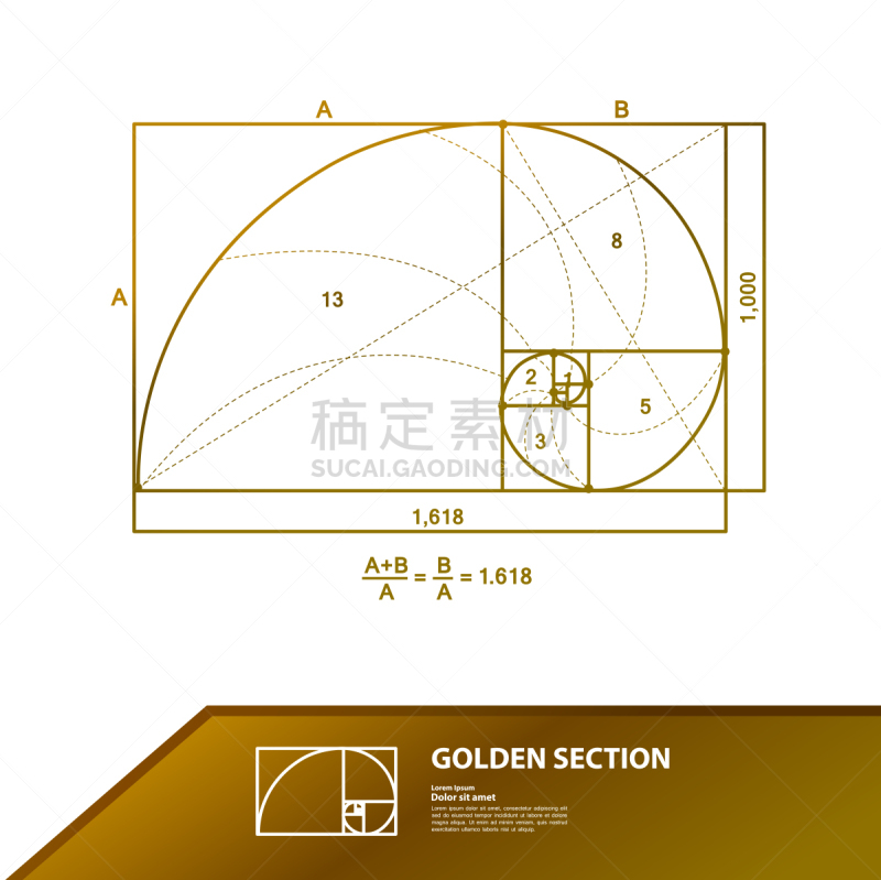 绘画插图,黄金分割,矢量,创造力,螺线,部分,几何形状,比例,平衡,加利福尼亚